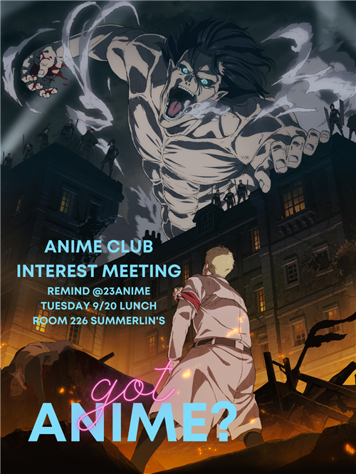 anime mtg flyer